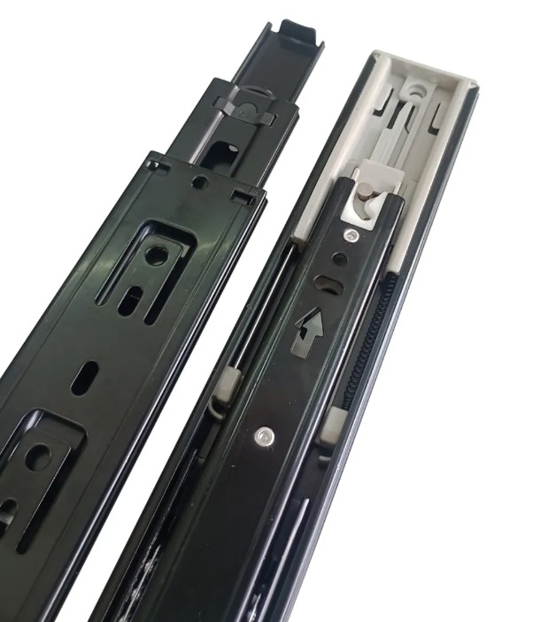 Corredera Telescopica C. Suave 450mm negra Eurohard