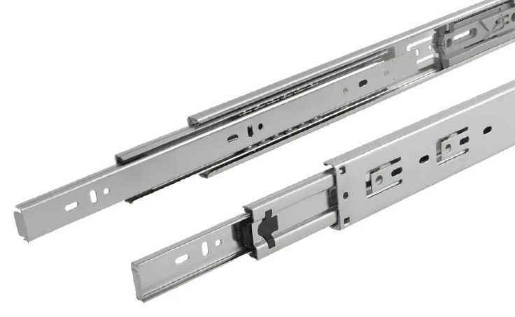 Corredera Telescopica Push 500mm zinc Eurohard