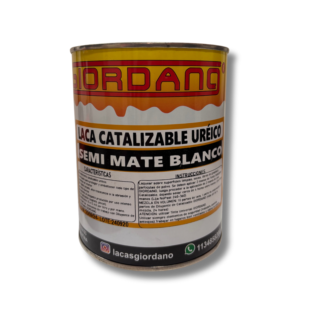 Laca Giordano Ureica Semimate; Negro; 20L