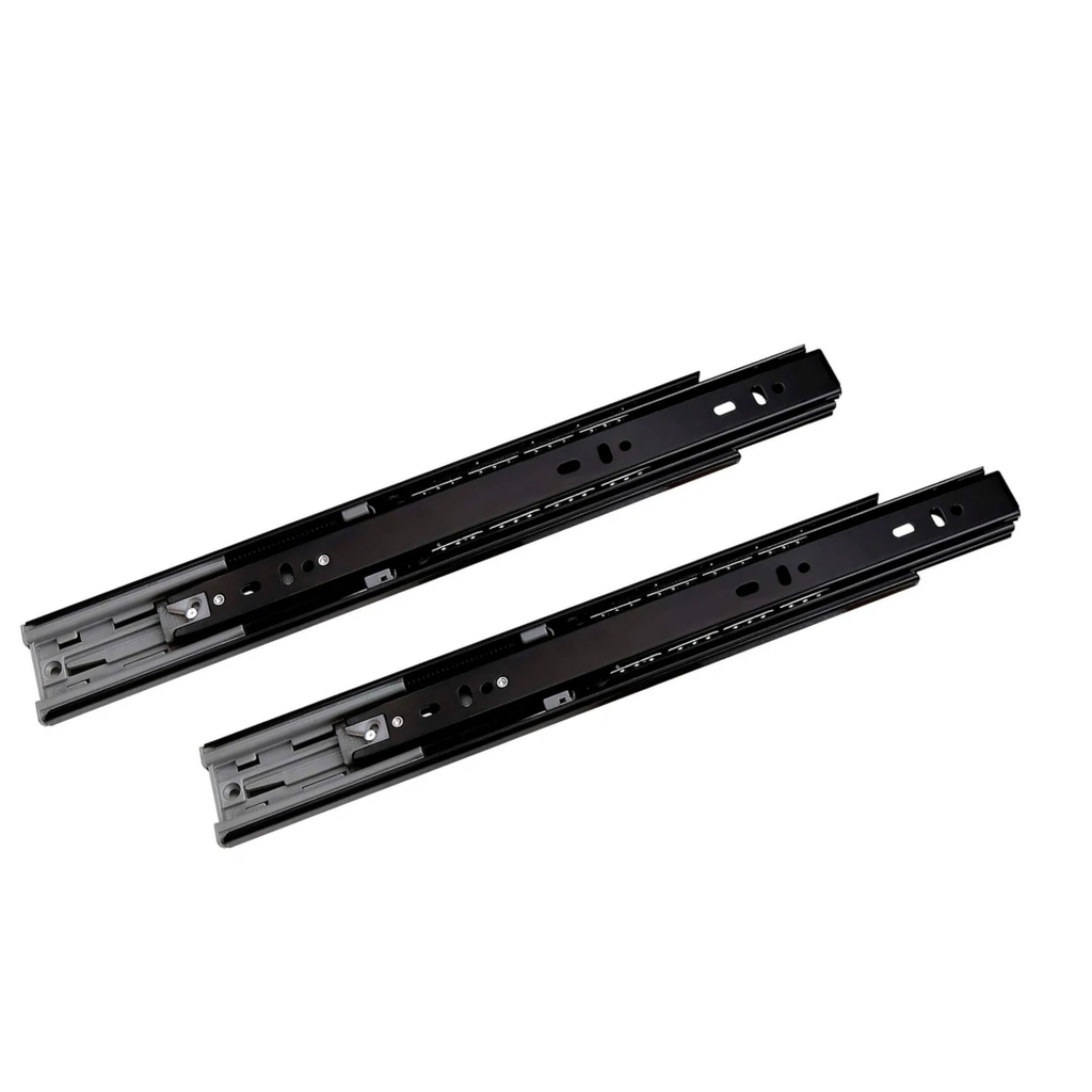 Corredera Telescopica push 300mm negra (Greenway)