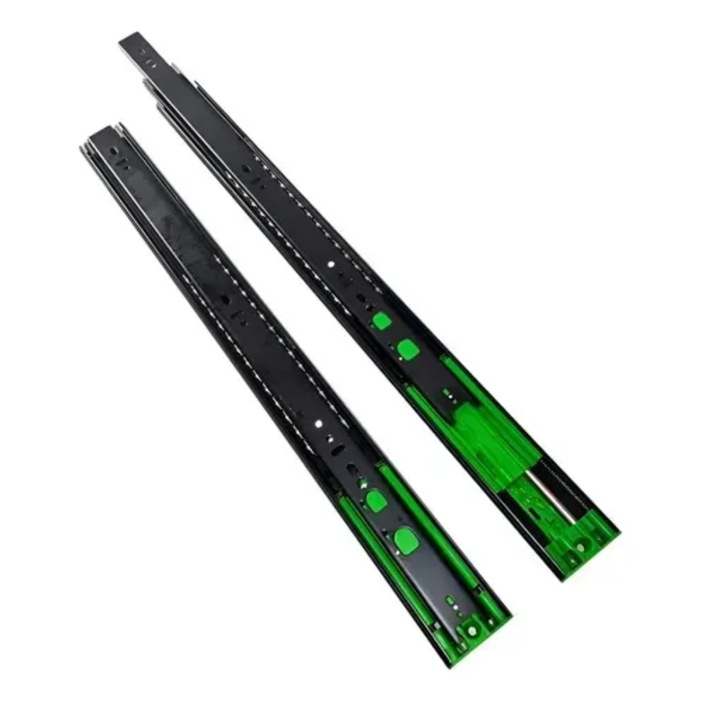 Corredera Teslescopica push 550mm negra (Greenway)
