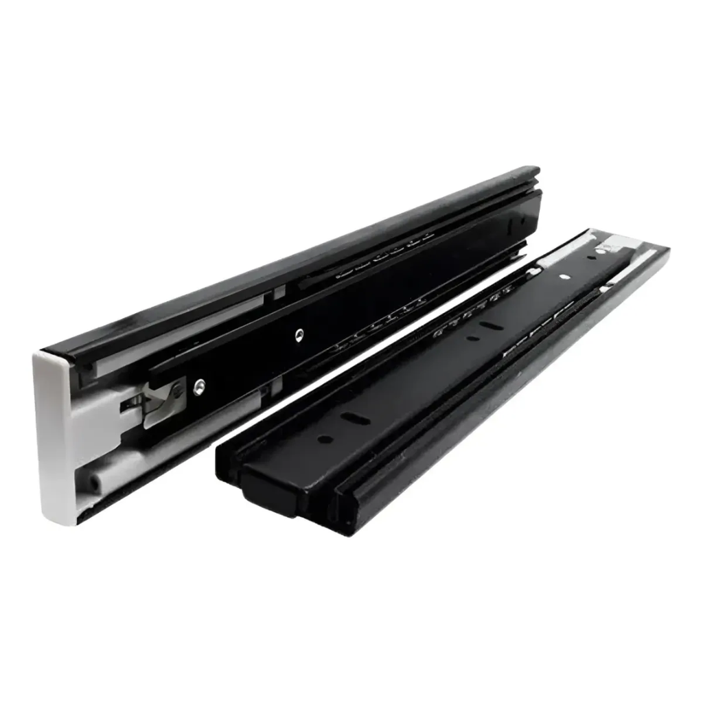 Corredera Teslescopica C. Suave 400mm negra (Eurohard)