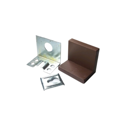 [DS-001394] Soporte para alacena L con tapa marron