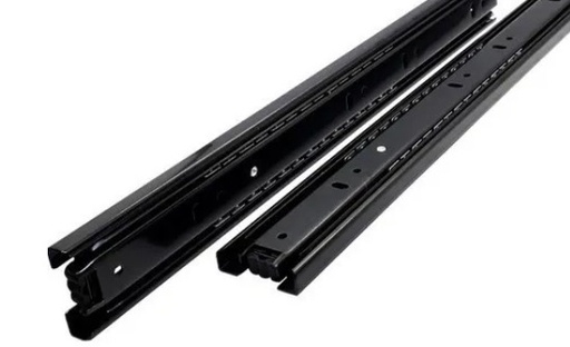Corredera Telescopica 600mm negra Eurohard