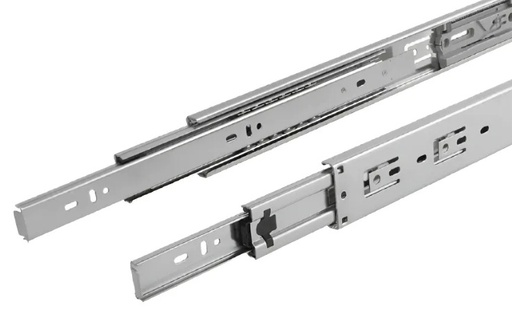 [DS-001063] Corredera Telescopica push 550mm plateada (Eurohard)
