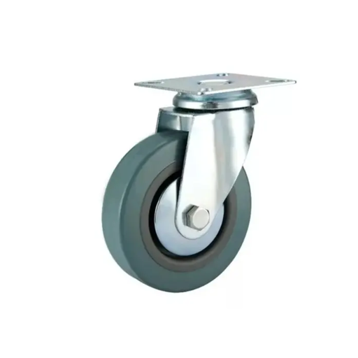 [DS-001799] Rueda goma gris Ø75 S/freno